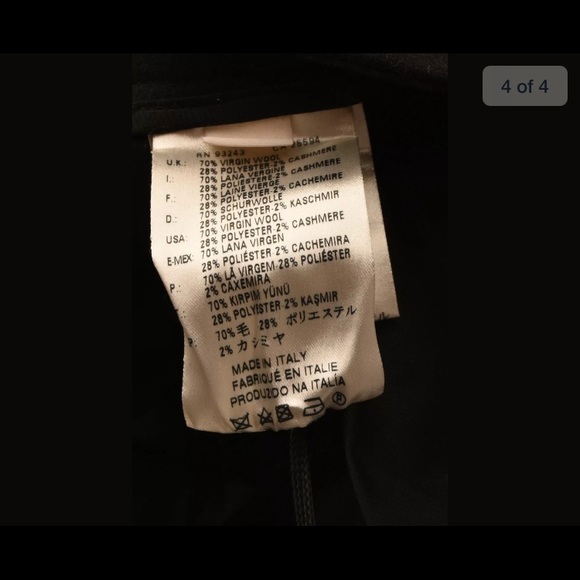 Cashmere/Wool Pants, Diesel Black Gold - Picture 3 of 4